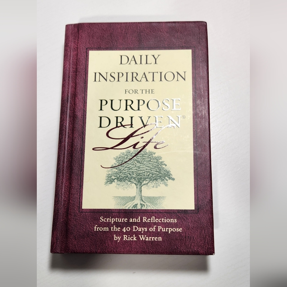 Daily Inspiration for the Purpose Driven Life Book Christian Religion